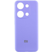 Чехол Silicone Cover Lakshmi Full Camera (AAA) with Logo для Xiaomi Redmi Note 13 4G – Сиреневый
