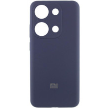 Чехол Silicone Cover Lakshmi Full Camera (AAA) with Logo для Xiaomi Redmi Note 13 4G – Темно-синий