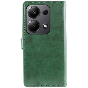 Кожаный чехол-книжка GETMAN Gallant (PU) для Xiaomi Redmi Note 13 4G – Зеленый