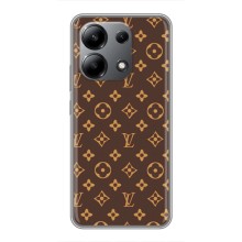 Чехлы Луи Витон для Xiaomi Redmi Note 13 (4G) (AlphaPrint - LOUIS VUITTON) (фон LOUIS VUITTON)