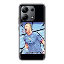 Чехлы с футболистом Ерлинг Холанд для Xiaomi Redmi Note 13 (4G) (AlphaPrint) (гол Эрлинг Холланд)