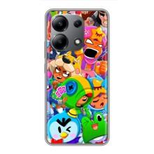 Чехлы Brawl Stars для Xiaomi Redmi Note 13 (4G) (AlphaPrint)