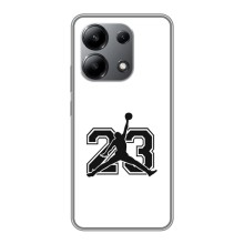 Чехлы для Xiaomi Redmi Note 13 (4G) - с картинкой JORDAN (AlphaPrint) (Jordan 23)