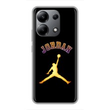Чехлы для Xiaomi Redmi Note 13 (4G) - с картинкой JORDAN (AlphaPrint) (Jordan Gold)