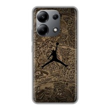 Чехлы для Xiaomi Redmi Note 13 (4G) - с картинкой JORDAN (AlphaPrint) (Logo Jordan)