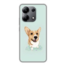 Чехлы с собаками для Xiaomi Redmi Note 13 (4G) (VPrint) (Корги)