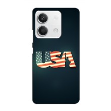 Чехол Флаг USA для Xiaomi Redmi Note 13 (4G) – USA