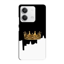 Чехол (Корона на чёрном фоне) для Редми Нот 13 (4G) – Золотая корона