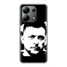 Чехол для Xiaomi Redmi Note 13 (4G) (AlphaPrint - с принтом Зеленского) – Зеленский АРТ