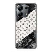 Чехол Стиль Louis Vuitton на Xiaomi Redmi Note 13 (4G) (LV на белом)