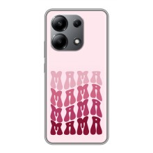 Чехлы на день мамы для Редми Нот 13 (4G) – Надпись мама