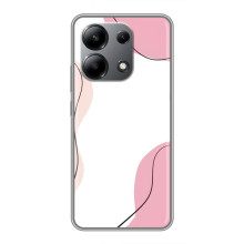 Чехол цветочный дизайн для Xiaomi Redmi Note 13 (4G) – Розовый фон