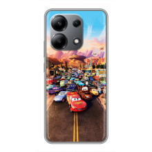 Силиконовый чехол Маквин для Xiaomi Redmi Note 13 (4G) – Тачки Маквин