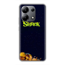 Чехол с мультфильмом Шрек на Xiaomi Redmi Note 13 (4G) – Шрек лого