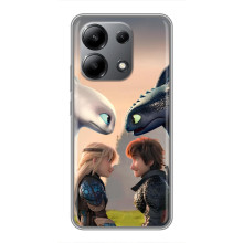 Чехол как приручить дракона на Xiaomi Redmi Note 13 (4G) – Гикавка и Астрид