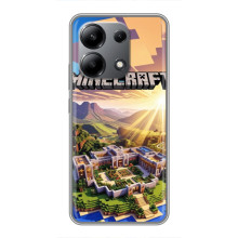 Чехол с картинками Майнкрафт для Редми Нот 13 (4G) – Minecraft