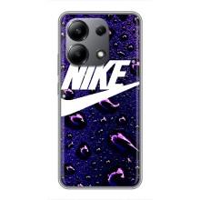 Чехол с логотипом Найк на Xiaomi Redmi Note 13 (4G) – Найк на фиолетовом