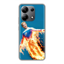 Чехол с принтом Фантастическая четверка для Xiaomi Redmi Note 13 (4G) – Человек-Факел