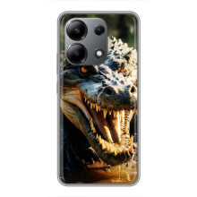 Чехол с картинкой «Хищники» для Xiaomi Redmi Note 13 (4G) – Крокодил