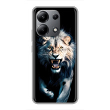 Чехол с картинкой «Хищники» для Xiaomi Redmi Note 13 (4G) – Лев