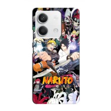Купить Чехлы на телефон с принтом Anime для Редми Нот 13 (4G) – Наруто постер