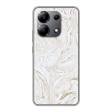 Мраморный чехол на Xiaomi Redmi Note 13 (4G) (VPrint) (Белый мрамор)