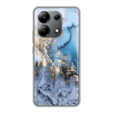 Мраморный чехол на Xiaomi Redmi Note 13 (4G) (VPrint) (Нежный мрамор)