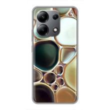 Мраморный чехол на Xiaomi Redmi Note 13 (4G) (VPrint) (Радужный Мрамор)
