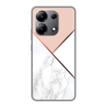 Мраморный чехол на Xiaomi Redmi Note 13 (4G) (VPrint) (Тройной мрамор)