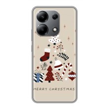 Різдвяні Чохли для Xiaomi Redmi Note 13 (4G) (VPrint) (Merry Christmas)