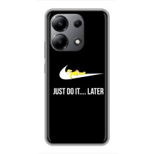 Силиконовый Чехол на Xiaomi Redmi Note 13 (4G) с картинкой Nike (Later)