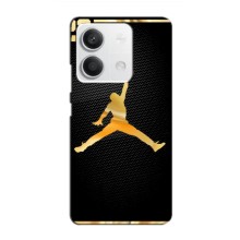 Силиконовый Чехол Nike Air Jordan на Редми Нот 13 (4G) – Джордан 23