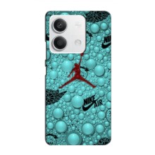 Силиконовый Чехол Nike Air Jordan на Редми Нот 13 (4G) (Джордан Найк)