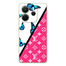 Брендновые Чехлы для Xiaomi Redmi Note 14 4G (Global version) - (PREMIUMPrint) (Мода LV)