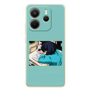 Чехол с персонажами АНИМЕ на Xiaomi Redmi Note 14 4G (Global version) – Аканэ Тэндо