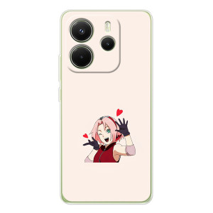 Чехлы Персонажи Аниме Наруто для Xiaomi Redmi Note 14 4G (Global version) (AlphaPrint)
