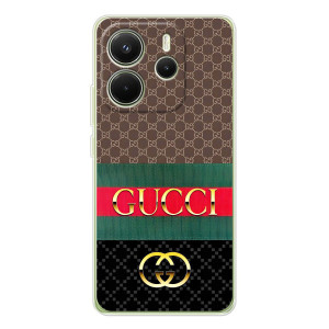 Чехлы Бренд GUCCI для Xiaomi Redmi Note 14 4G (Global version) – Стиль GUCCI