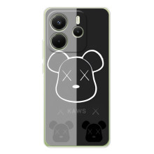 Чехлы для Xiaomi Redmi Note 14 4G (Global version) - Bearbrick Louis Vuitton (PREMIUMPrint) (БеарБрик глаза)
