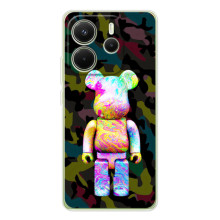 Чехлы для Xiaomi Redmi Note 14 4G (Global version) - Bearbrick Louis Vuitton (PREMIUMPrint) (Яркий Bearbrick)