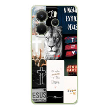 Чехлы для Xiaomi Redmi Note 14 4G (Global version) (Для Христиан) (Христианский арт)