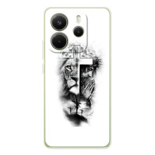 Чехлы для Xiaomi Redmi Note 14 4G (Global version) (Для Христиан) (История Христа)