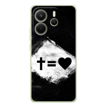 Чехлы для Xiaomi Redmi Note 14 4G (Global version) (Для Христиан) (Значки 2)