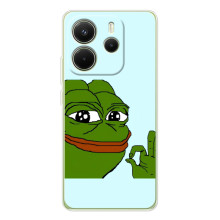 Чехлы с картинкой  Жаба Мем на Xiaomi Redmi Note 14 4G (Global version) (Жаба все ОК)
