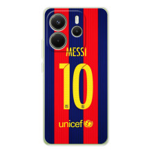 Чехлы Месси для Xiaomi Redmi Note 14 4G (Global version) (AlphaPrint) (Messi Barca 10)