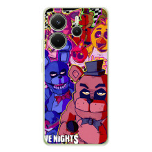 Чехлы Пять ночей с Фредди для Шiaomi Редми Нот 14 4G  (Глобальная версия) (Фредди)