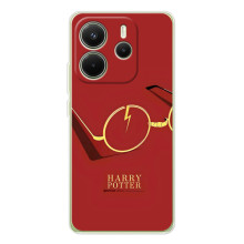 Чехлы с Гарри Поттером для Xiaomi Redmi Note 14 4G (Global version) (AlphaPrint) (очки Гарри)