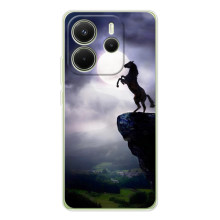 Чехлы с изображением разных животных для Xiaomi Redmi Note 14 4G (Global version) (Лошадь)