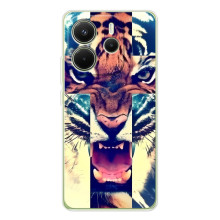 Чехлы с изображением разных животных для Xiaomi Redmi Note 14 4G (Global version) (Яркий Тигр)