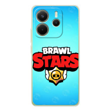 Чехлы Brawl Stars для Xiaomi Redmi Note 14 4G (Global version) (AlphaPrint)