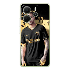 Силиконовый Чехол Xiaomi Redmi Note 14 4G (Global version) – Gold Neymar